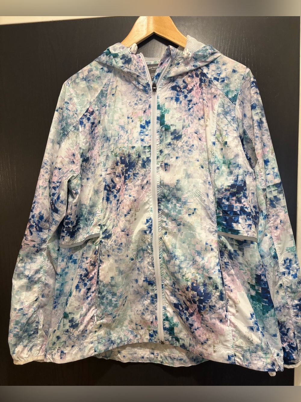 Joe Fresh Women's Hooded Jacket in Pastel Multi-Print